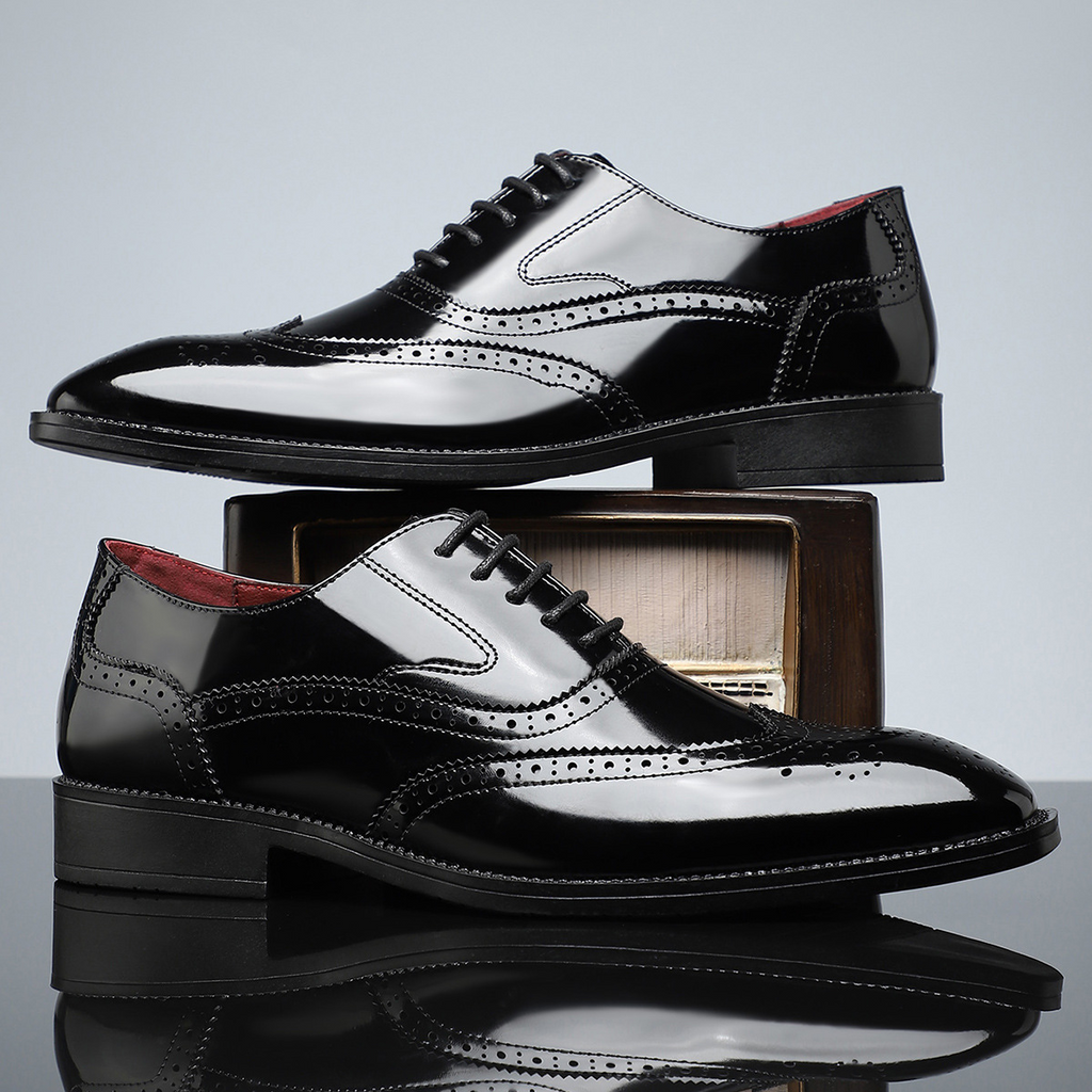 Cambridge Leder Brogue Schnürschuhe
