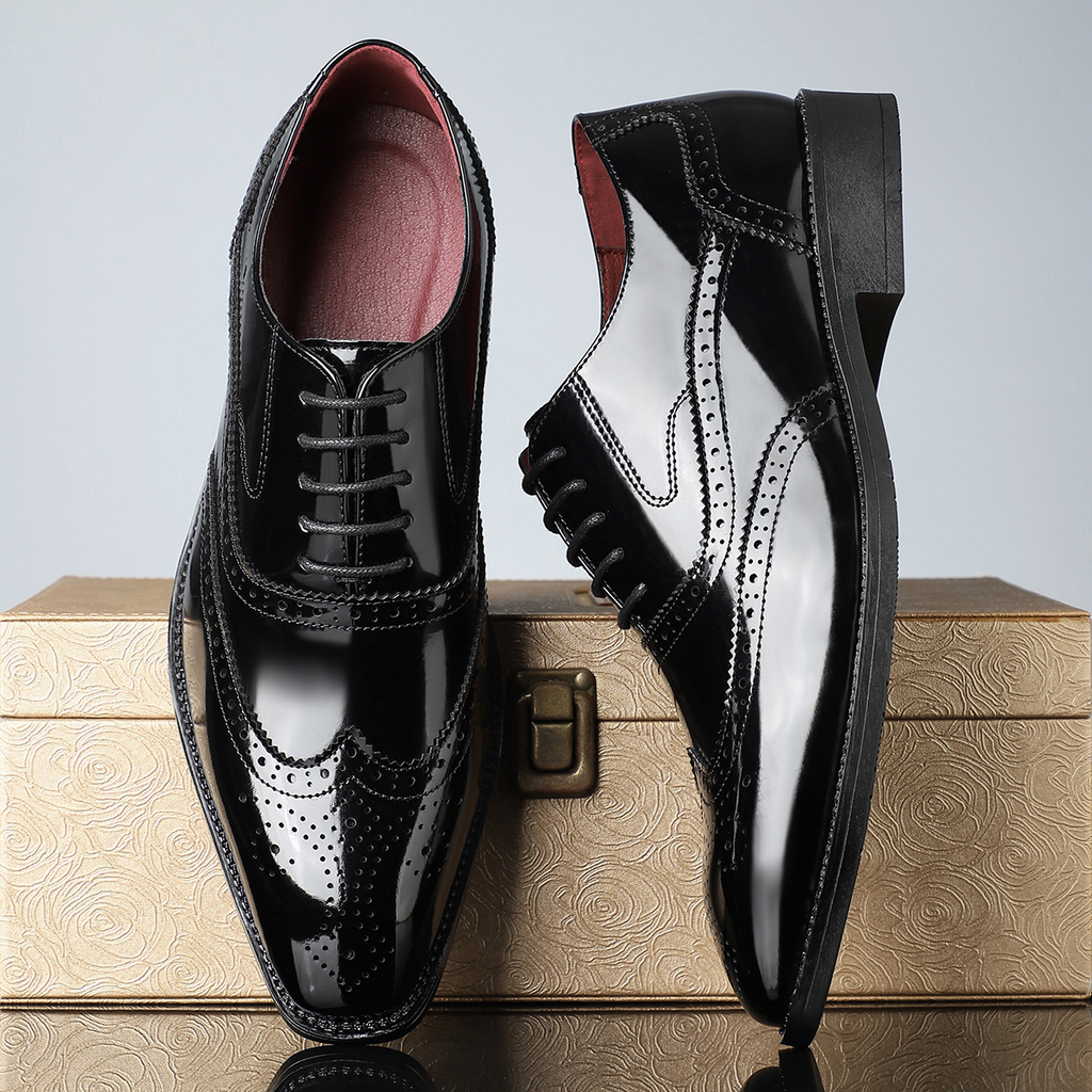 Cambridge Leder Brogue Schnürschuhe
