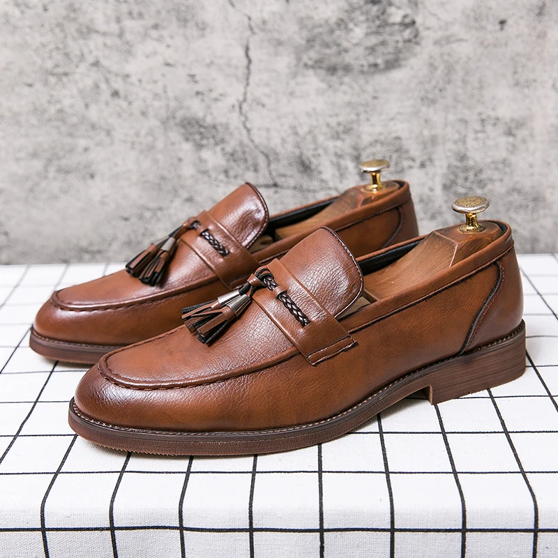 Cambridge Leder-Tassel-Loafer