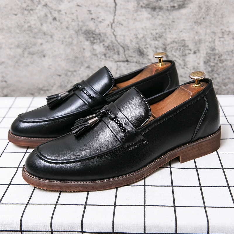 Cambridge Leder-Tassel-Loafer