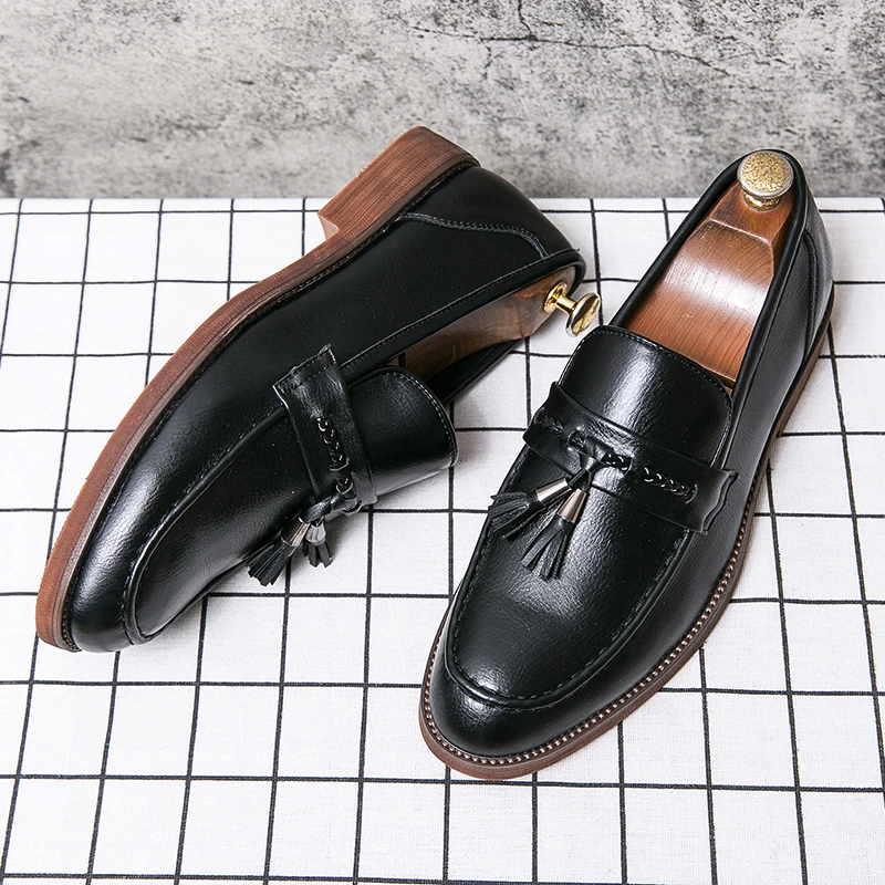Cambridge Leder-Tassel-Loafer