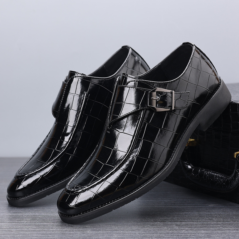 Victorino Leder Monk Strap Loafers