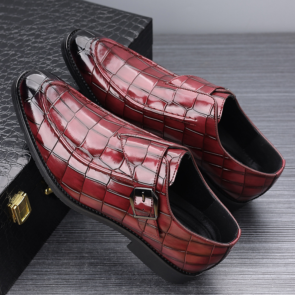 Victorino Leder Monk Strap Loafers