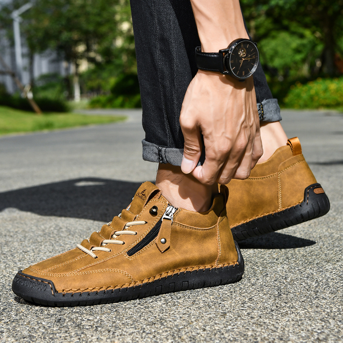 Colton Premium Leder Schuhe