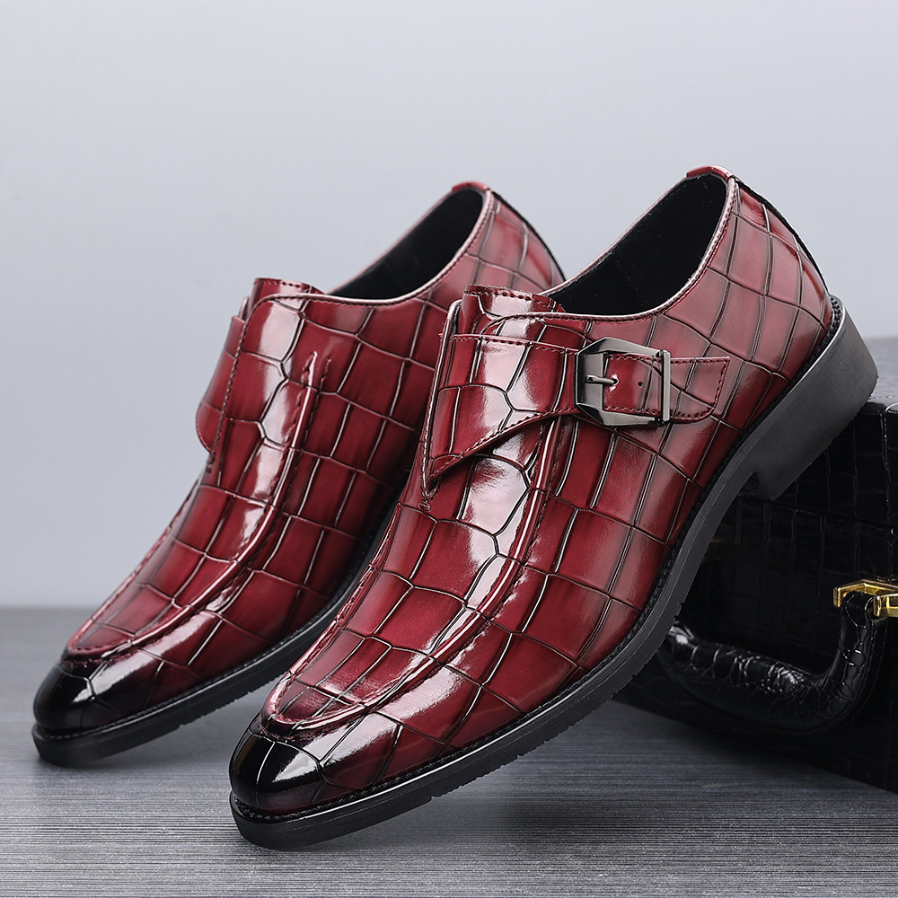 Victorino Leder Monk Strap Loafers