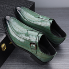 Victorino Leder Monk Strap Loafers