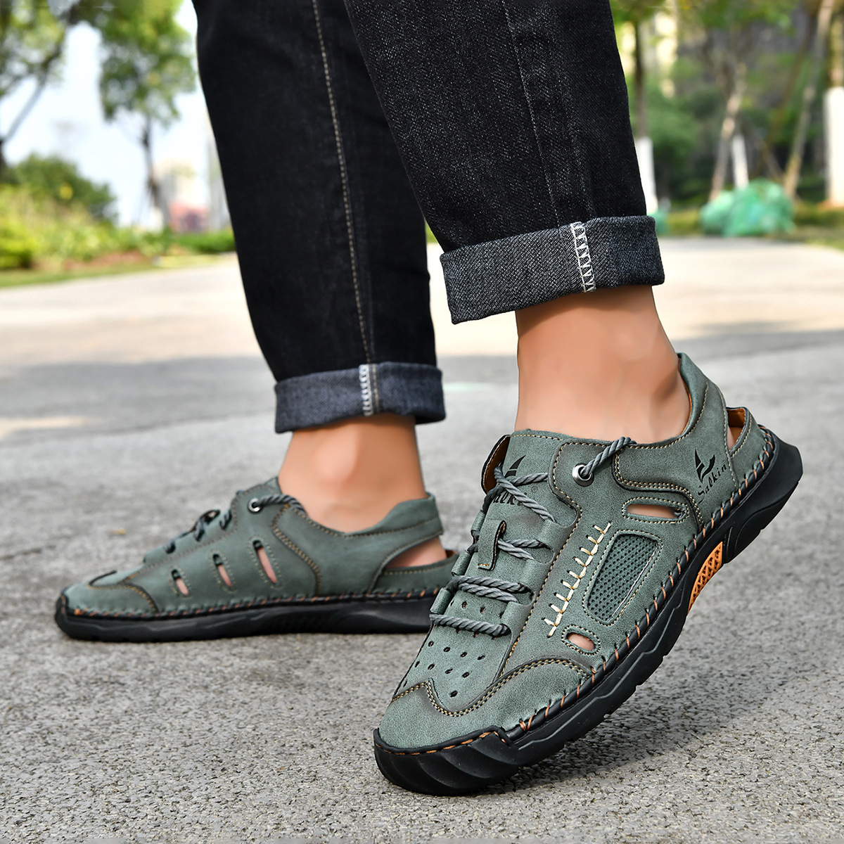 Pathlander Leder Schuhe