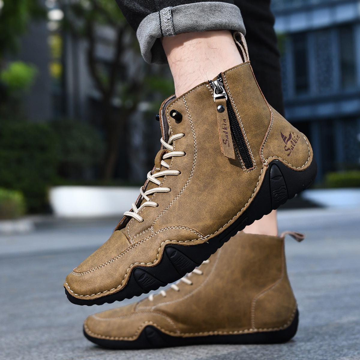 Highlander Leder Schuhe