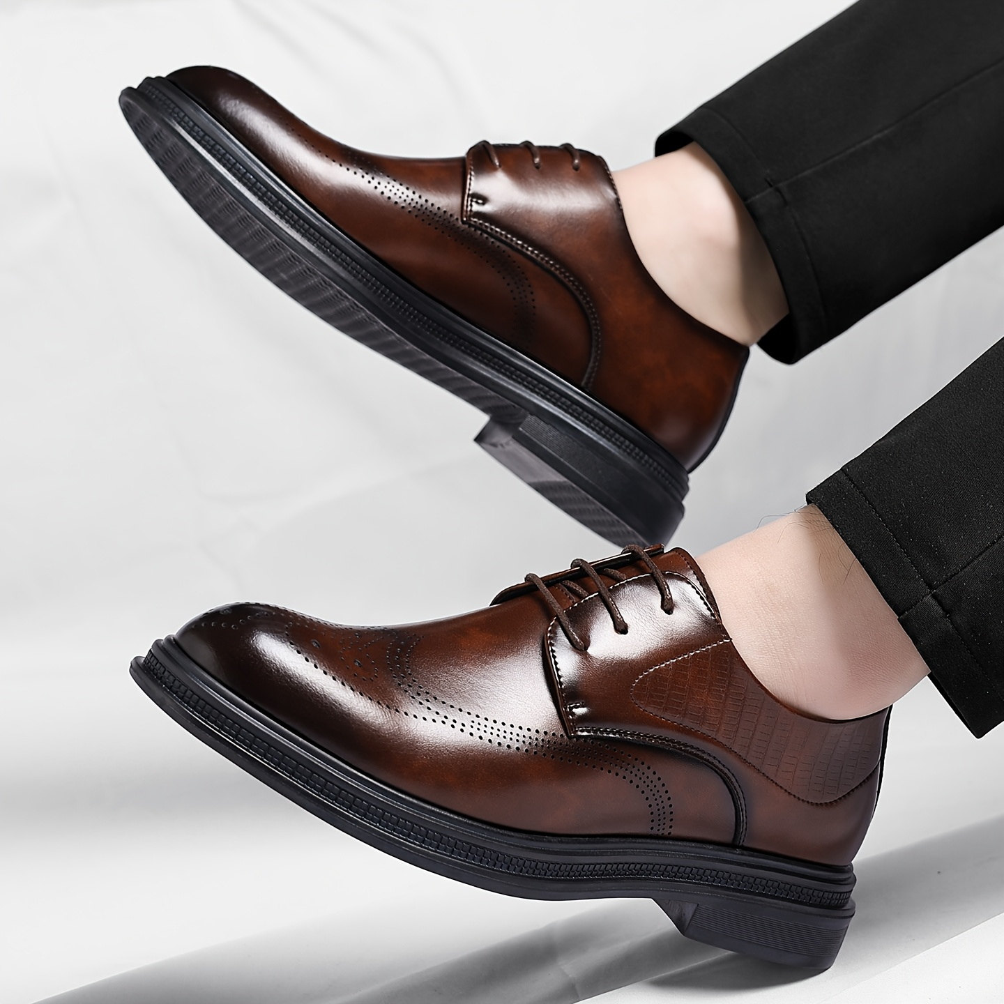 Verona Leder Brogue Schnürschuhe