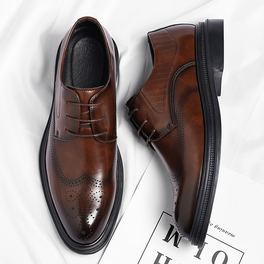Verona Leder Brogue Schnürschuhe