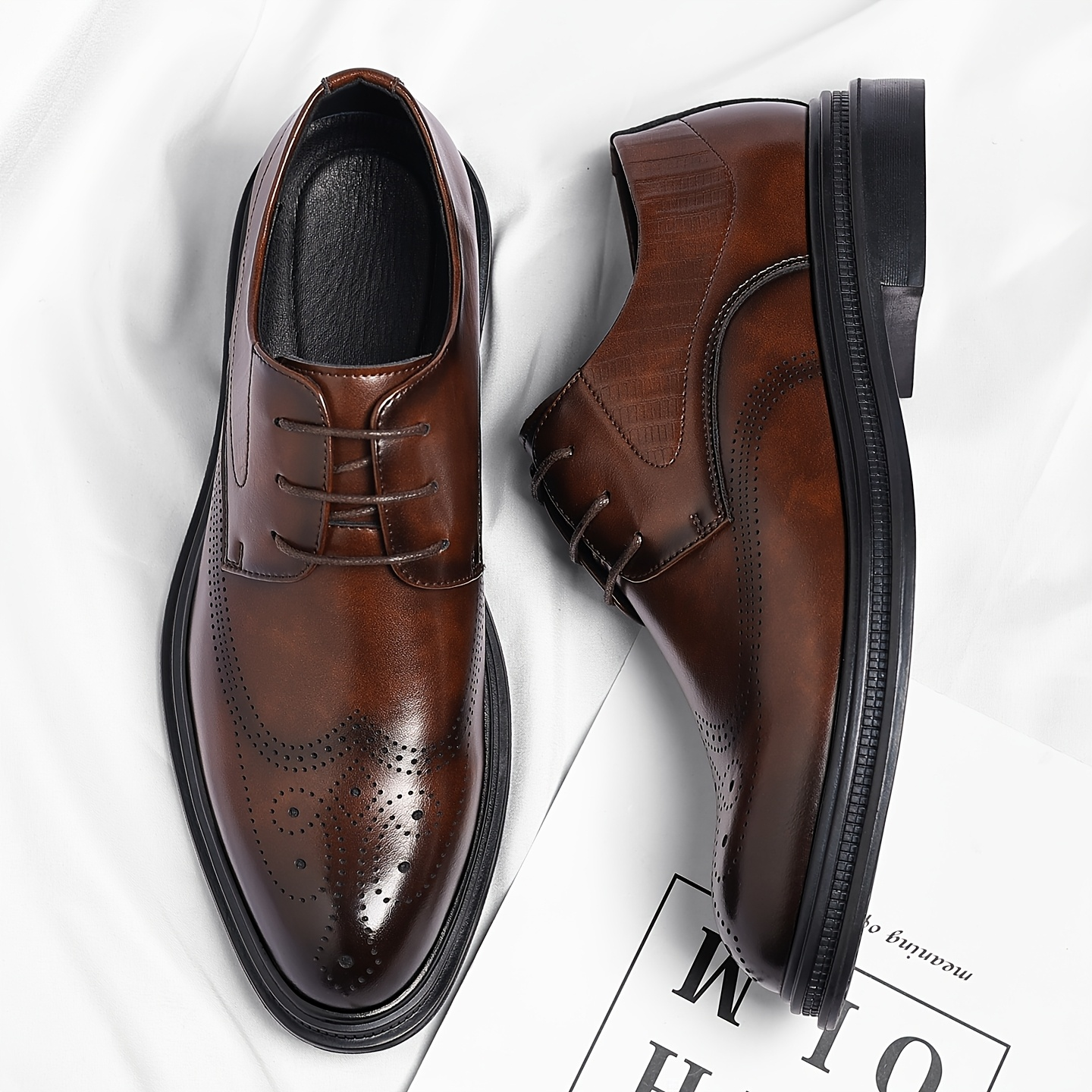 Verona Leder Brogue Schnürschuhe