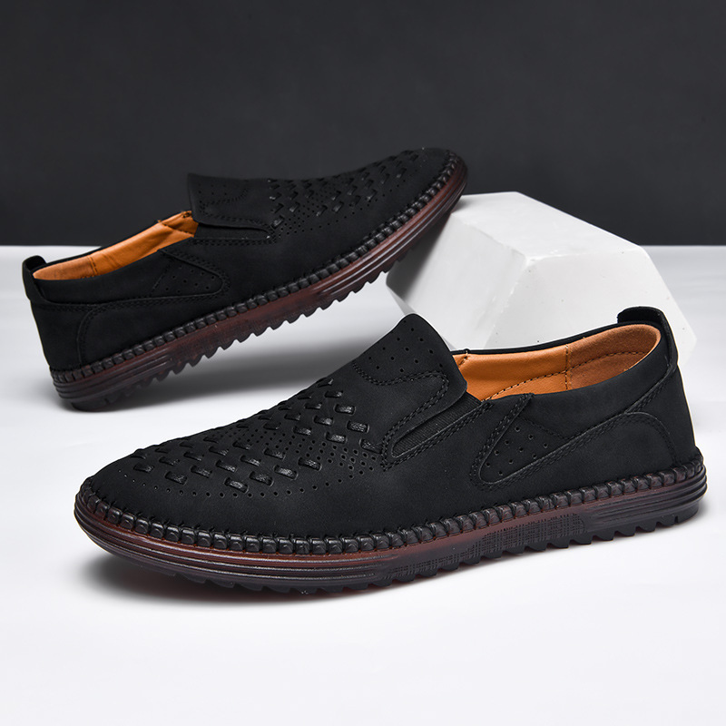 Carter Echtleder Slipper