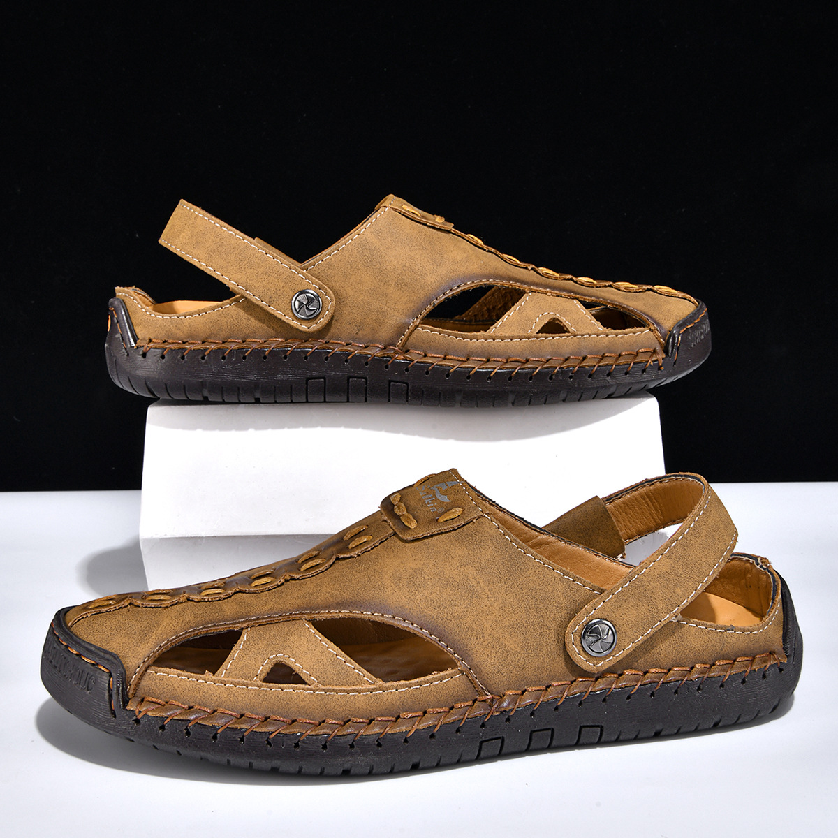 Treklander Leder Sandalen