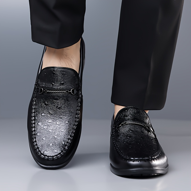 Cristiano Straußenleder Slipper