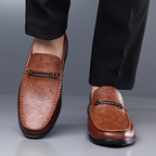 Cristiano Straußenleder Slipper