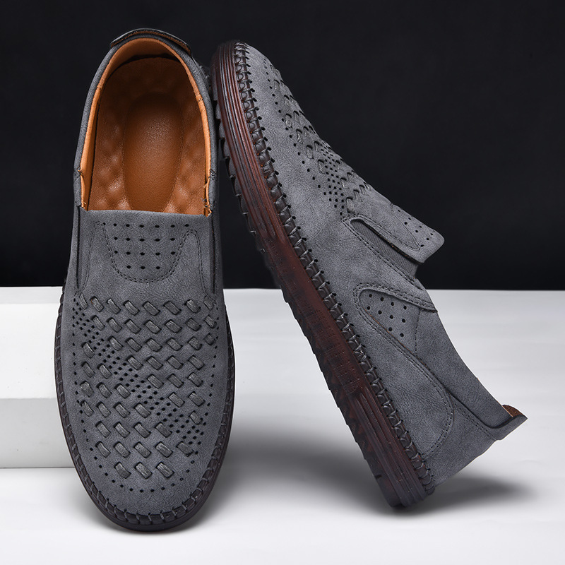 Carter Echtleder Slipper