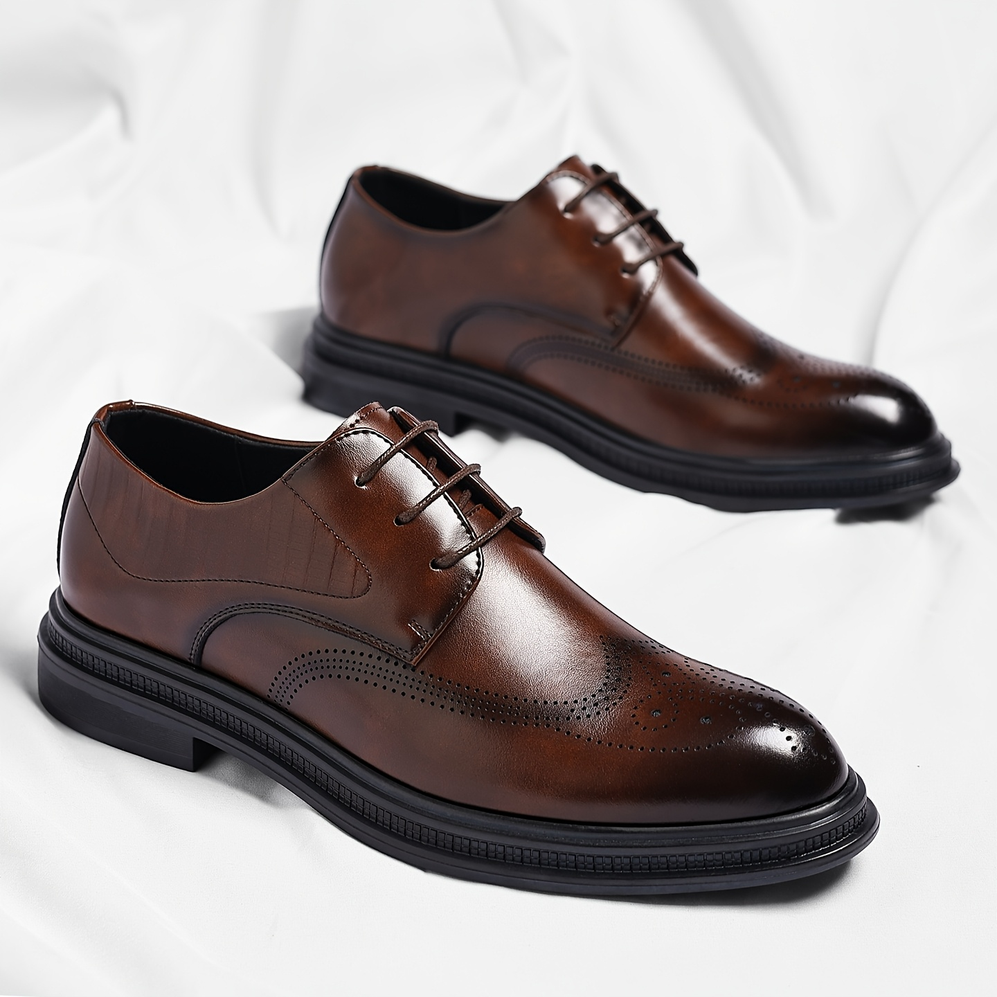 Verona Leder Brogue Schnürschuhe