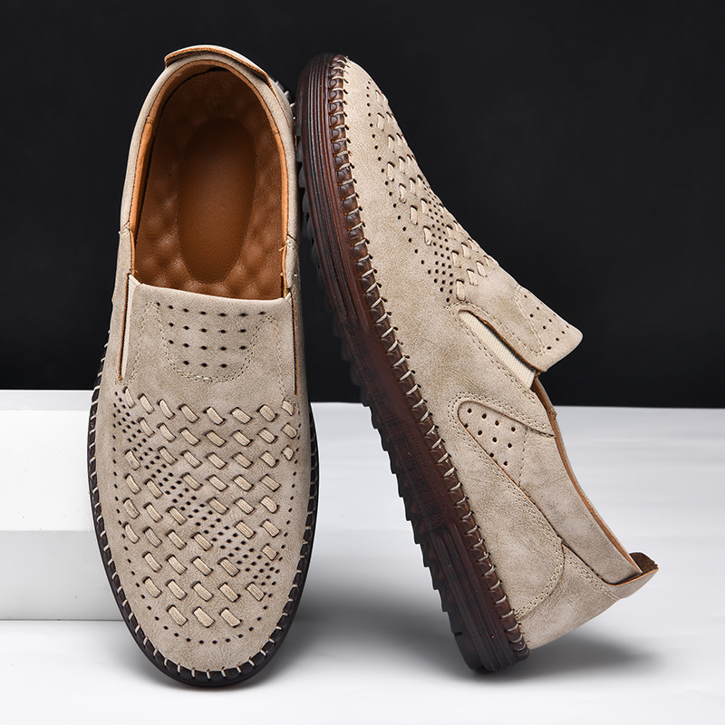 Carter Echtleder Slipper