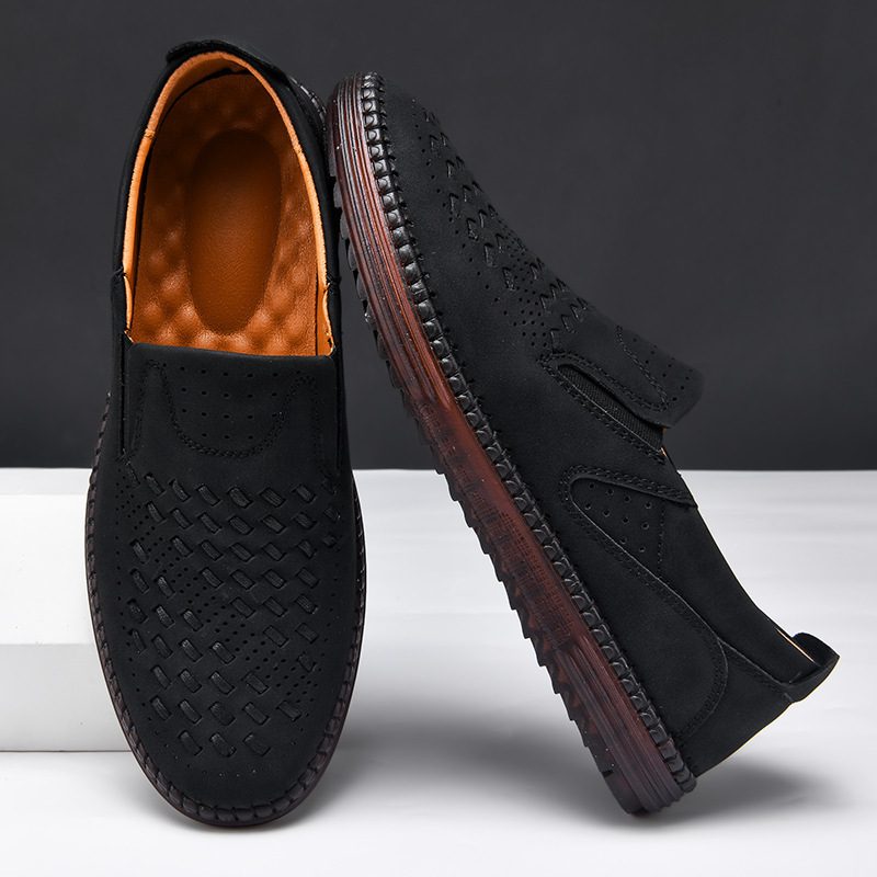 Carter Echtleder Slipper