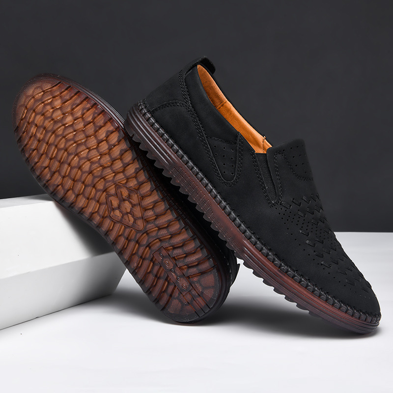 Carter Echtleder Slipper