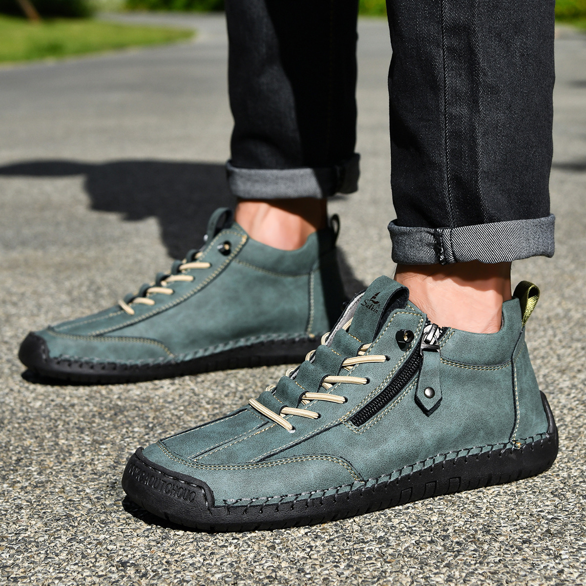 Outlander Leder Schuhe