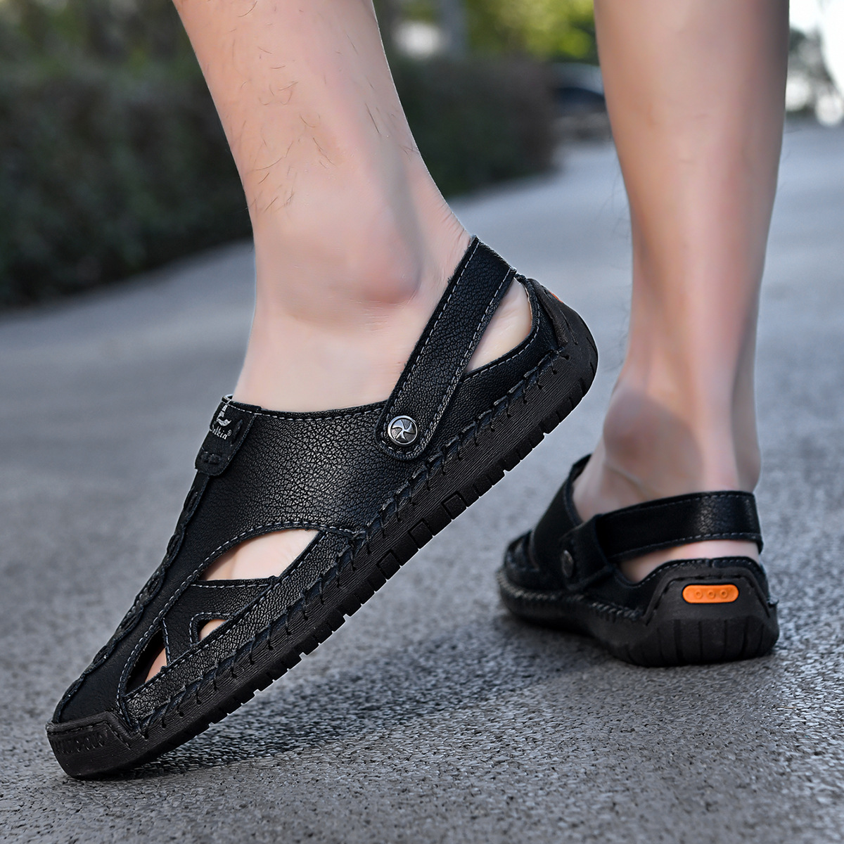 Treklander Leder Sandalen