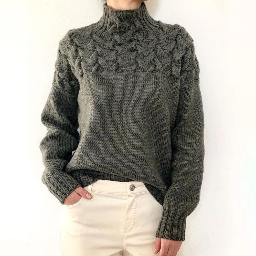 Elva | Gemütlicher Damen-Rollkragenpullover