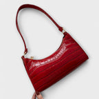 Olivia - Glänzende Lederhandtasche