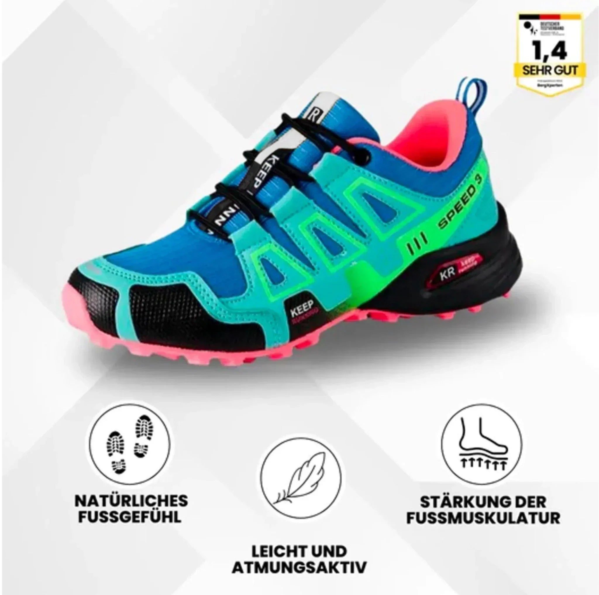 OrthoTrekking | Ergonomischer Trekking- und Wanderschuh für schmerzlindernenden Komfort