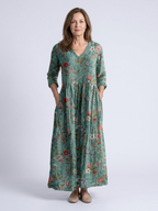MARINA | MAXI DRESS WITH FLORAL PRINT