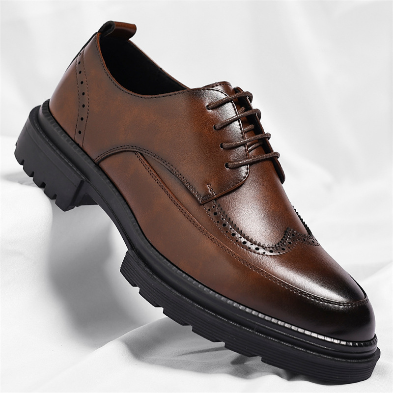 Belluno Echtes Leder Businessschuhe