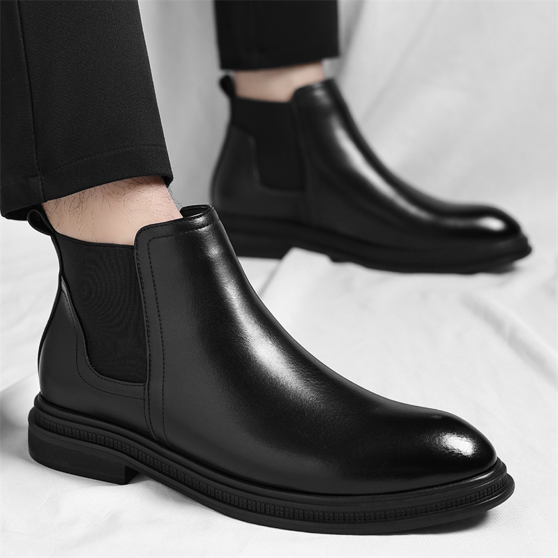 Marco Leder Chelsea Boots