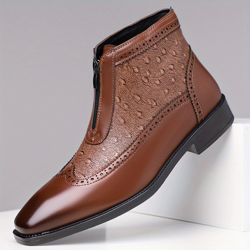 Belmont Straußenlederstiefel