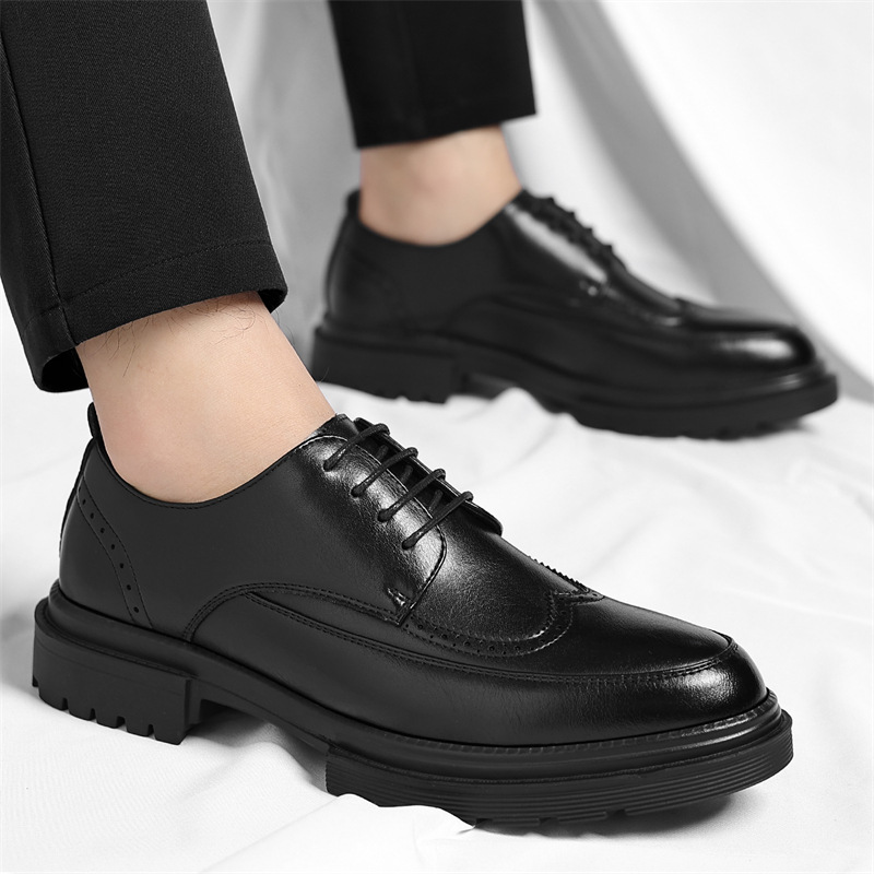 Belluno Echtes Leder Businessschuhe