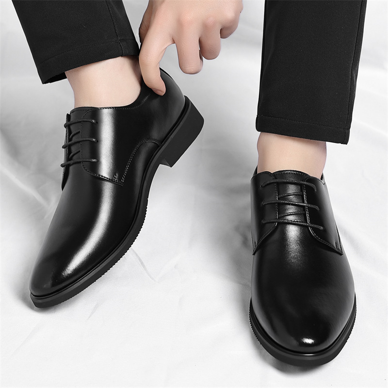 Monte Leder Schnürschuhe