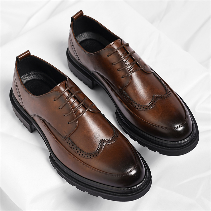 Belluno Echtes Leder Businessschuhe