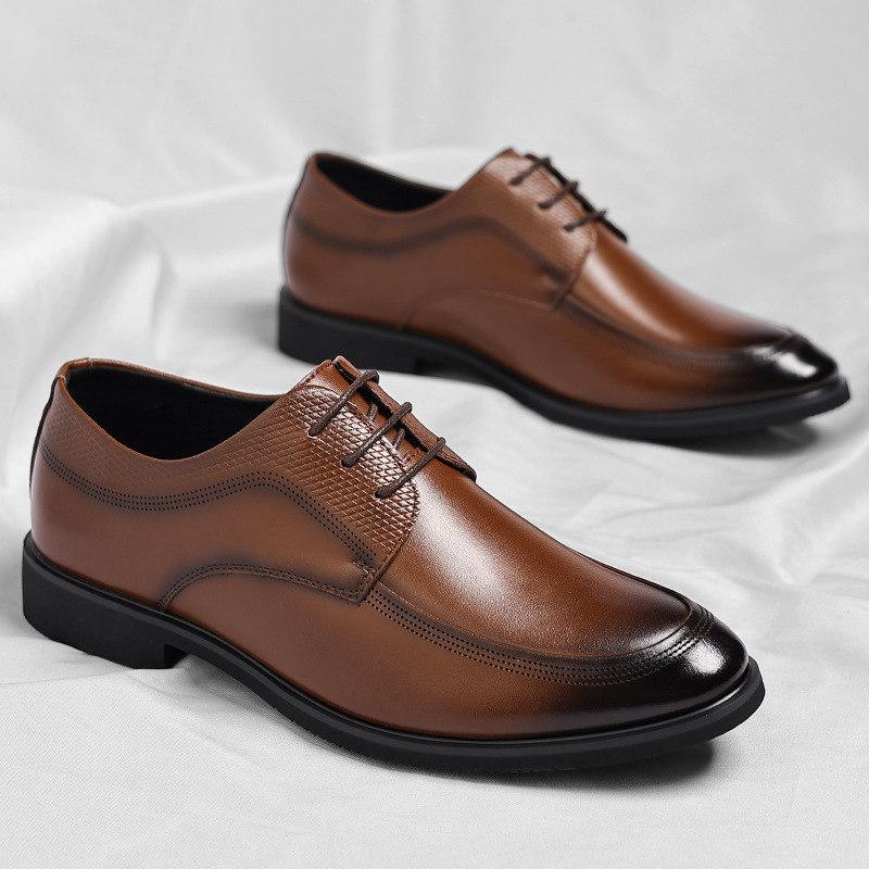 Riviera Leder Schnürschuhe