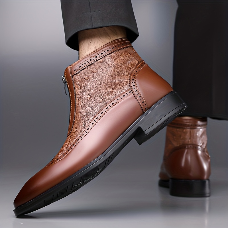 Belmont Straußenlederstiefel