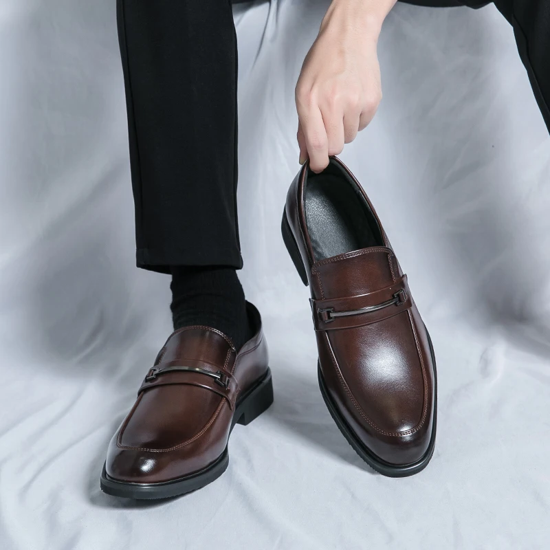 Bruno Italienische Leder Slipper