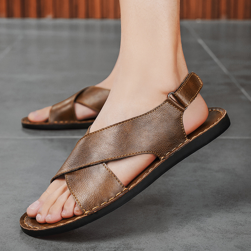 Pelle Italia Echtes Leder Sandalen
