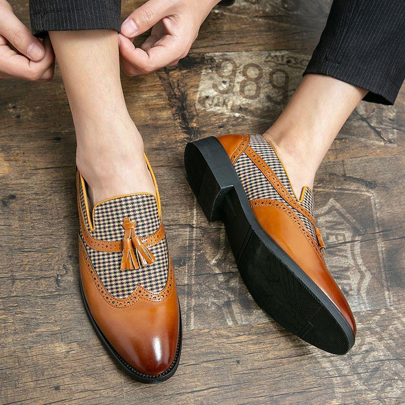 Gatsby Leder-Tassel-Loafers