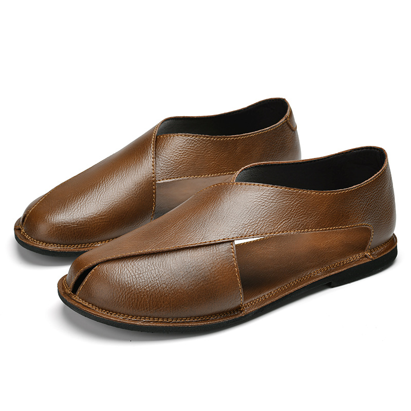 Lusso Italiana Echtes Leder Sandalen