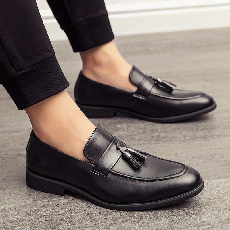 Bristol Leder Quasten Slipper