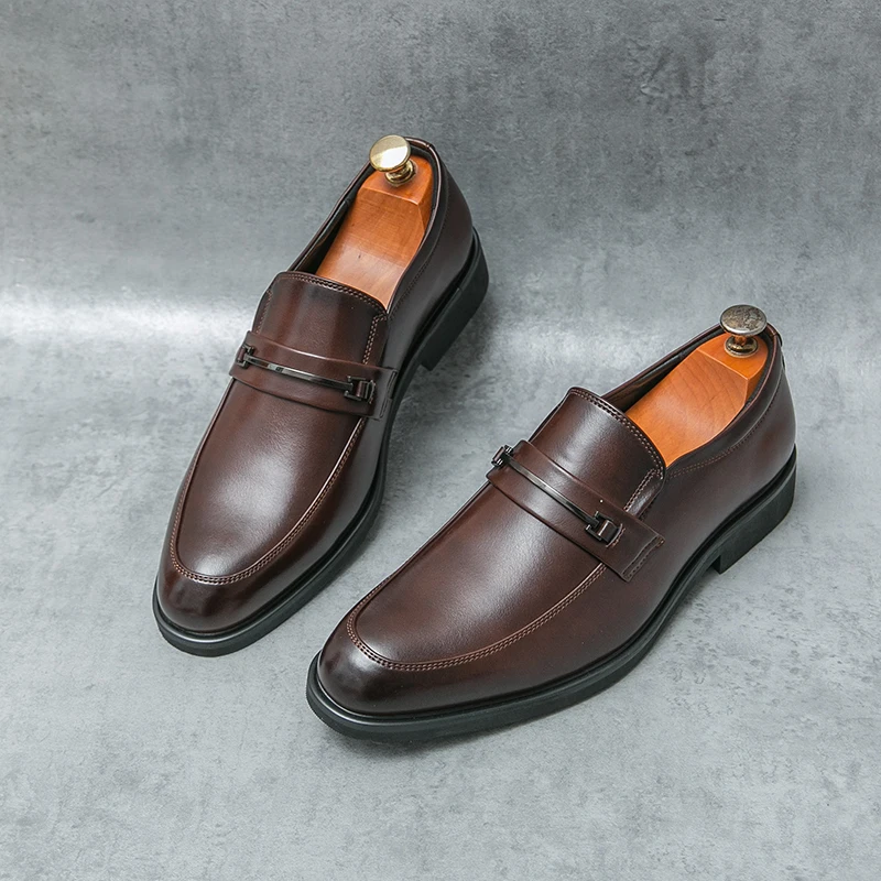 Bruno Italienische Leder Slipper