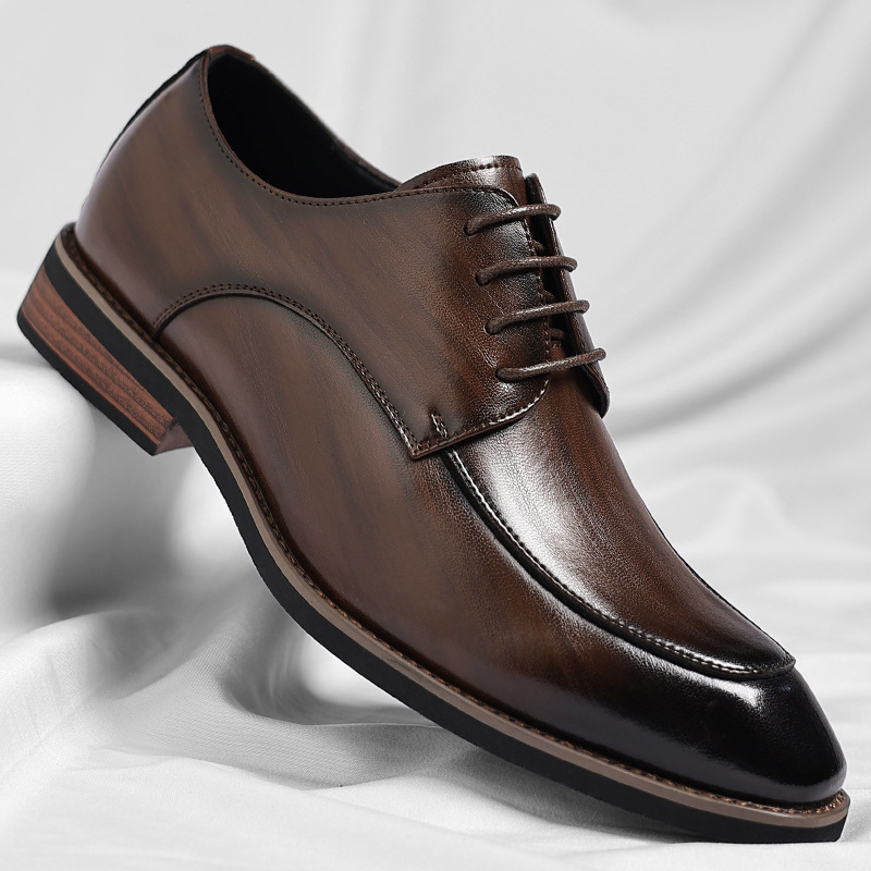 Riviera Echtleder Schnürschuhe