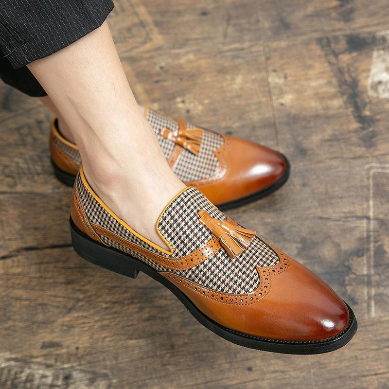 Gatsby Leder-Tassel-Loafers