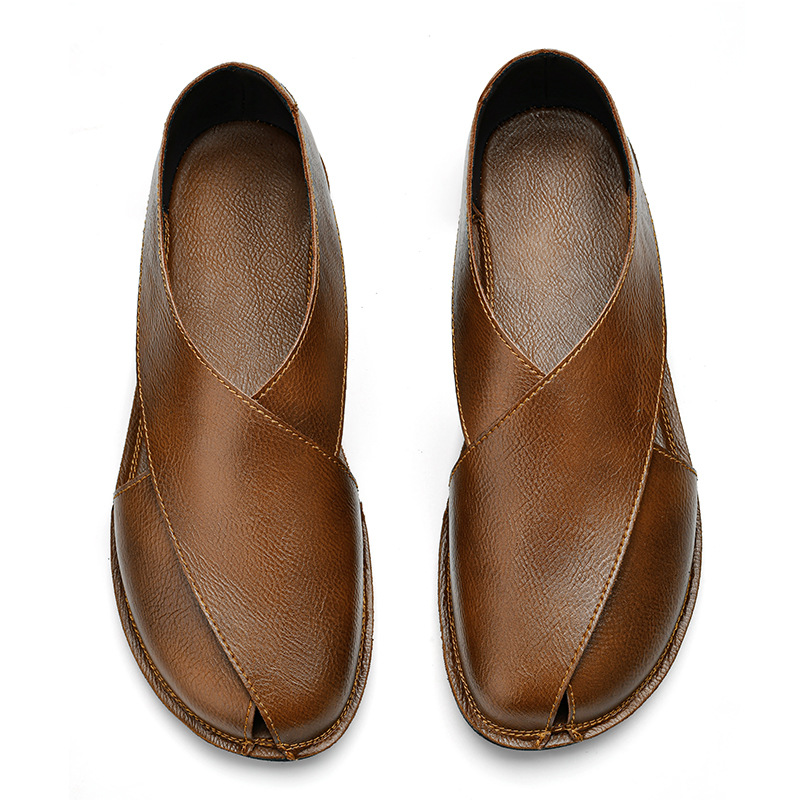 Lusso Italiana Echtes Leder Sandalen