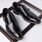 Carlo Leder Monk Strap Slipper