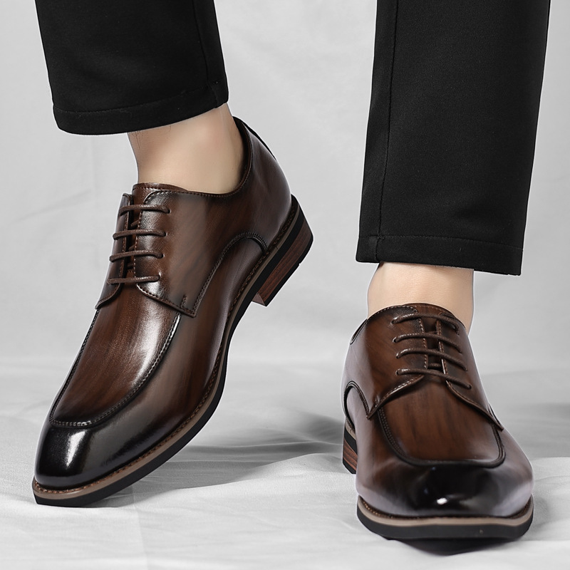 Riviera Echtleder Schnürschuhe