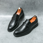 Bruno Italienische Leder Slipper